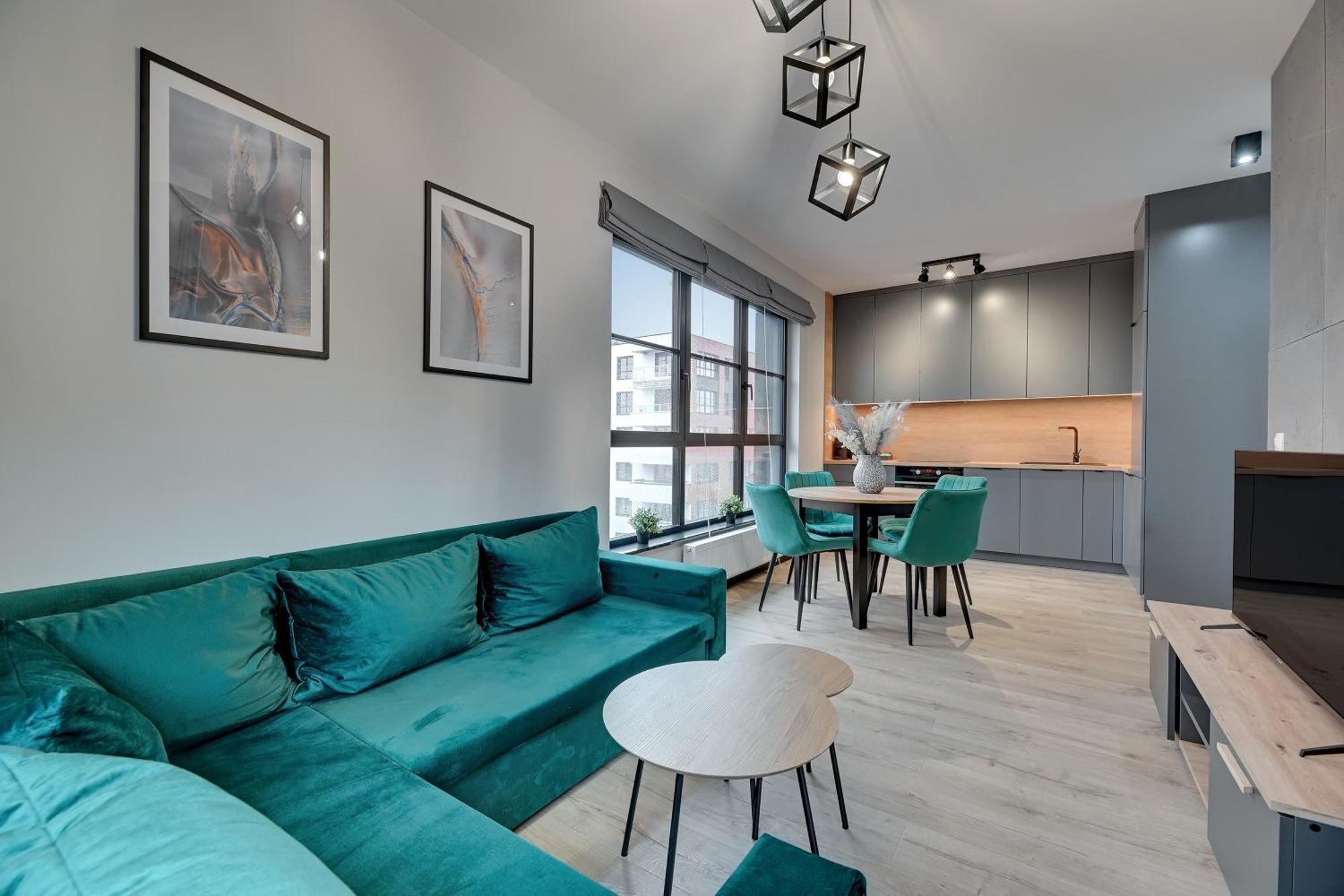 Doki Living - Foodhall & Parking By Downtown Apartments 그단스크 외부 사진